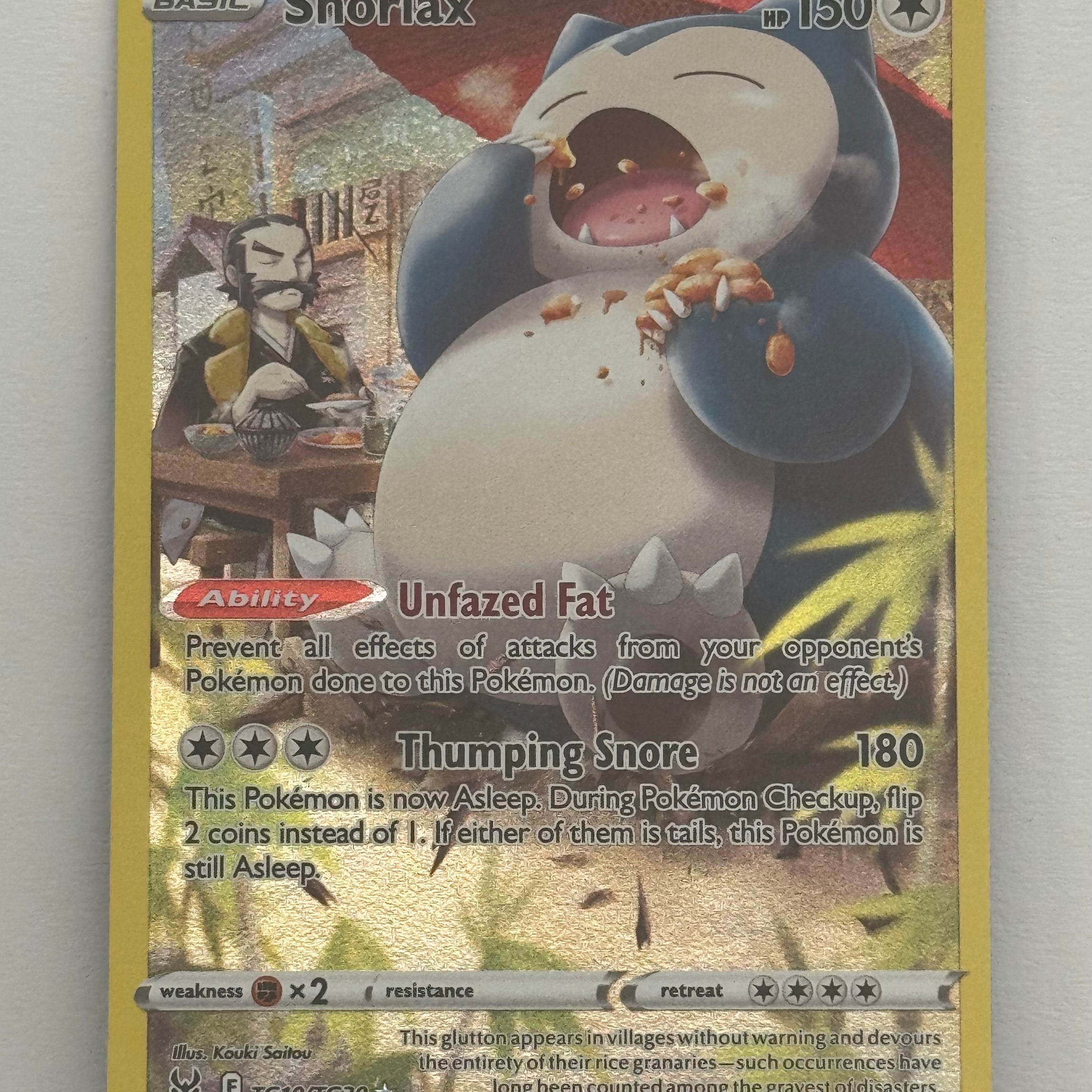 Pokémon TCG - Lost Origin Snorlax GT10/TG30 NM