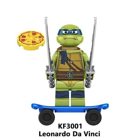 Teenage Mutant Ninja Turtles Leonardo #1 Mini Block Figure
