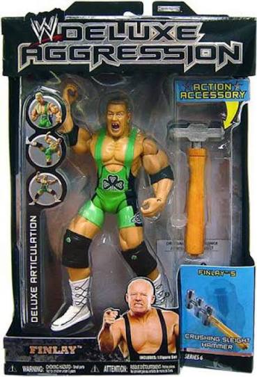 WWE Jakks Pacific Deluxe Aggression Series 6 Finlay Action Figure