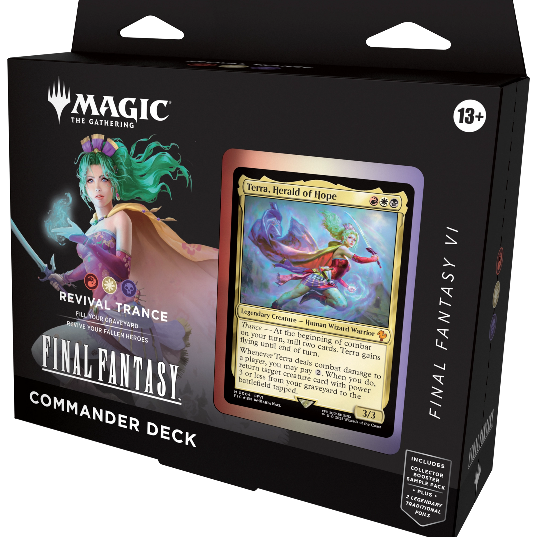 Magic The Gathering TCG - Final Fantasy Revival Trance Commander Deck