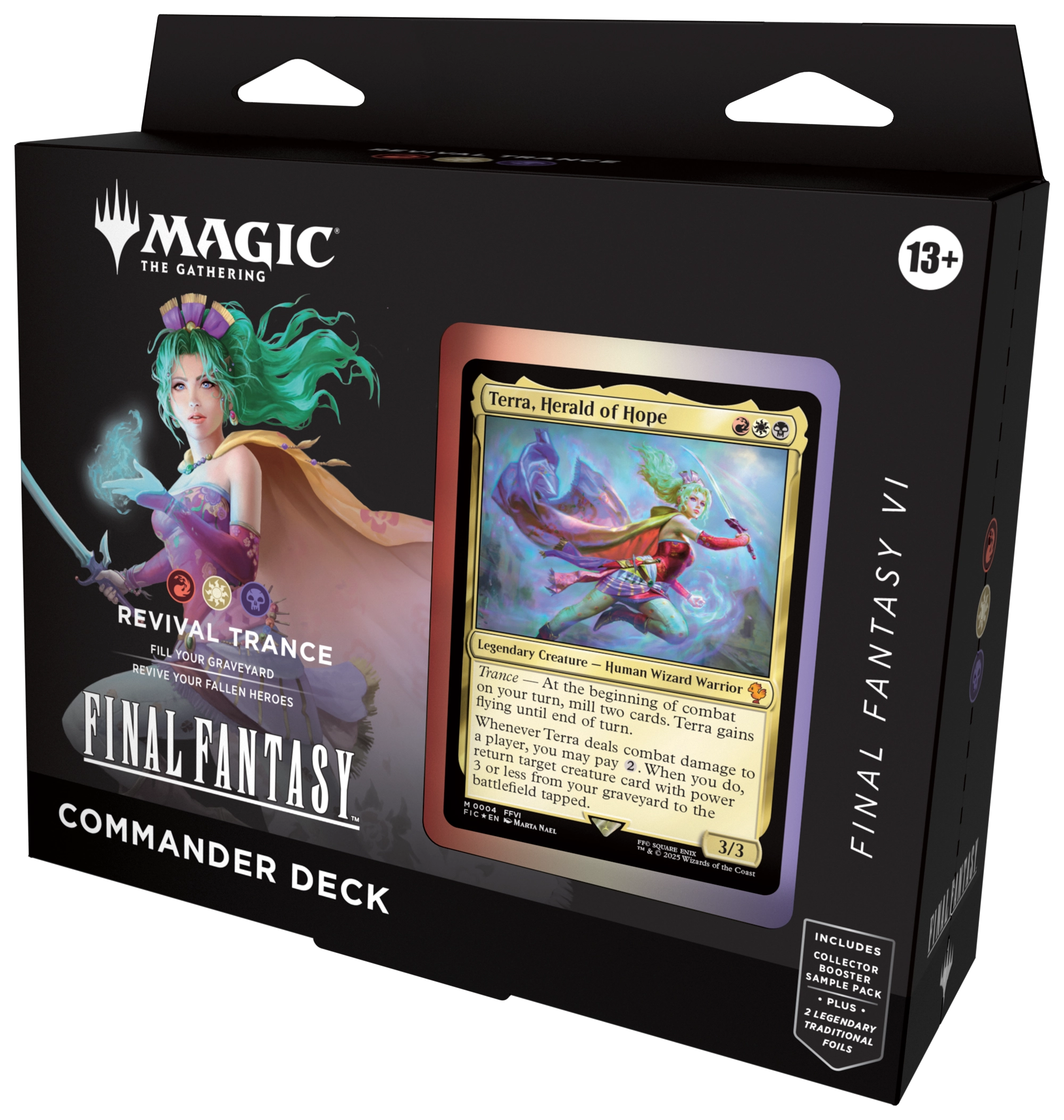 Magic The Gathering TCG - Final Fantasy Revival Trance Commander Deck