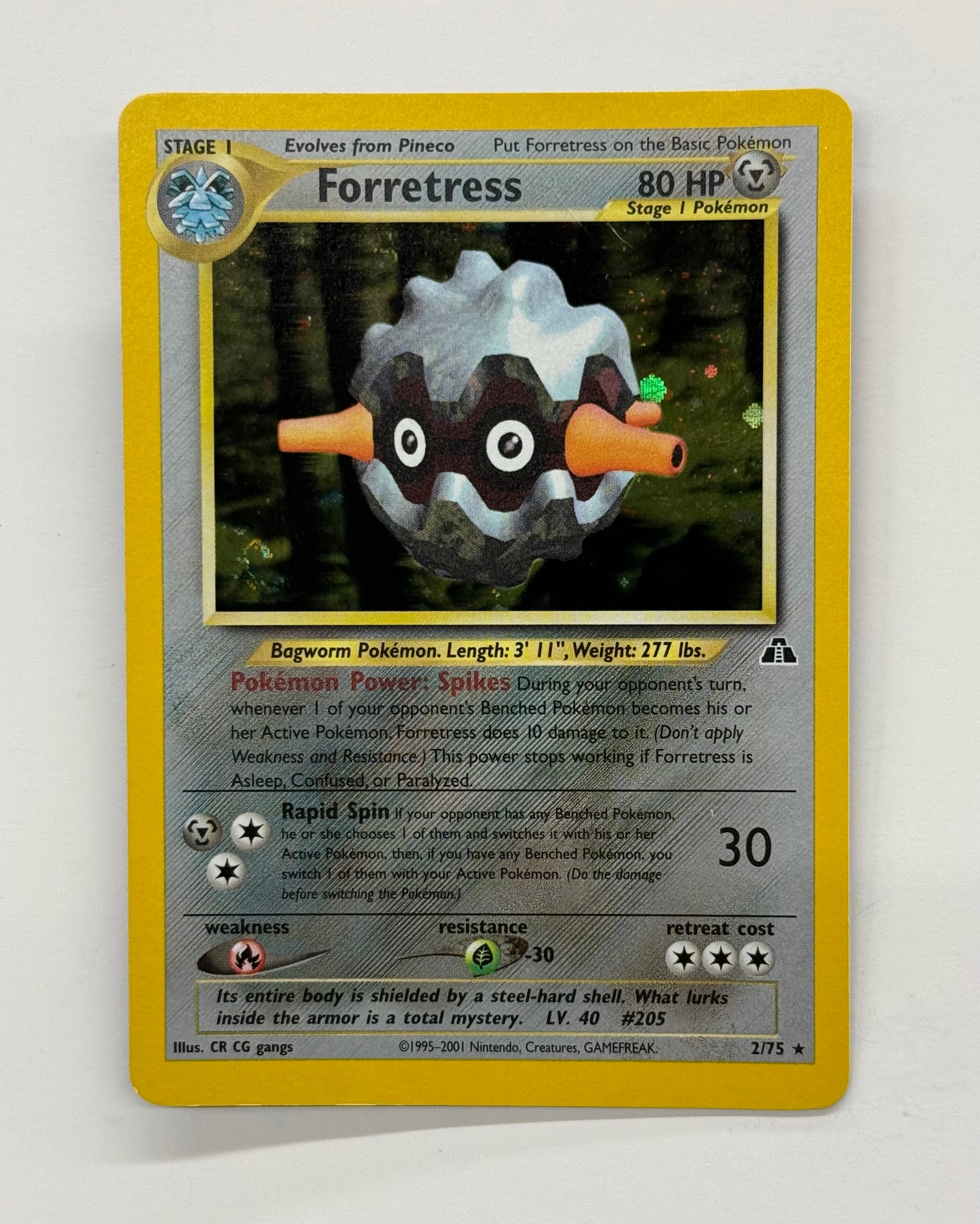Pokémon TCG - Neo Discovery Forretress Holo 15/75 NM