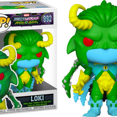 Funko Pop!  Marvel Mech Strike , Monster Hunters Loki #992