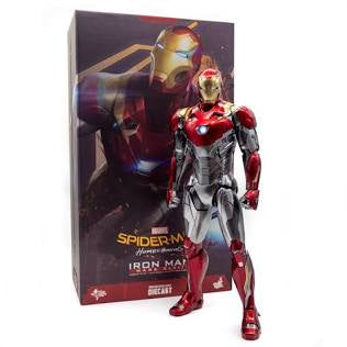 Hot Toys Movie Masterpiece Series Diecast Marvel Spider-Man Homecoming Iron Man Mark XLVII Action Figure