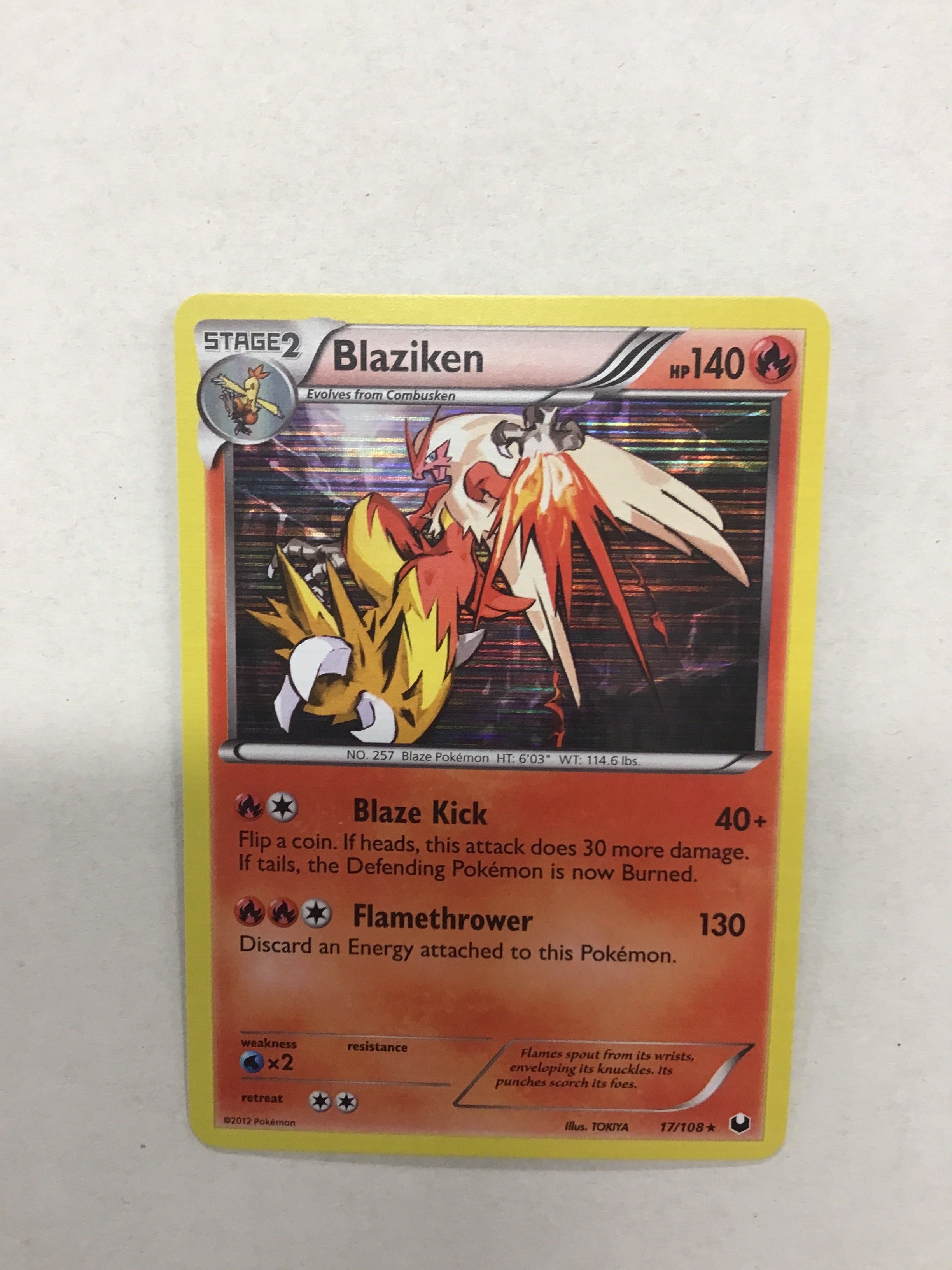 Pokémon TCG - Dark Explorers Blaziken 17/108 NM