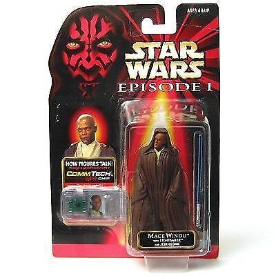 Hasbro Star Wars Episode I Collection 3 Mace Windu With Lightsaber And Jedi Cloak 3” Figure