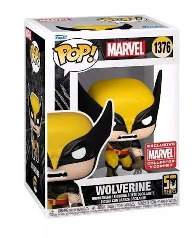Funko Pop! Marvel Wolverine 50 Years Marvel Exclusive Collector Corps #1376