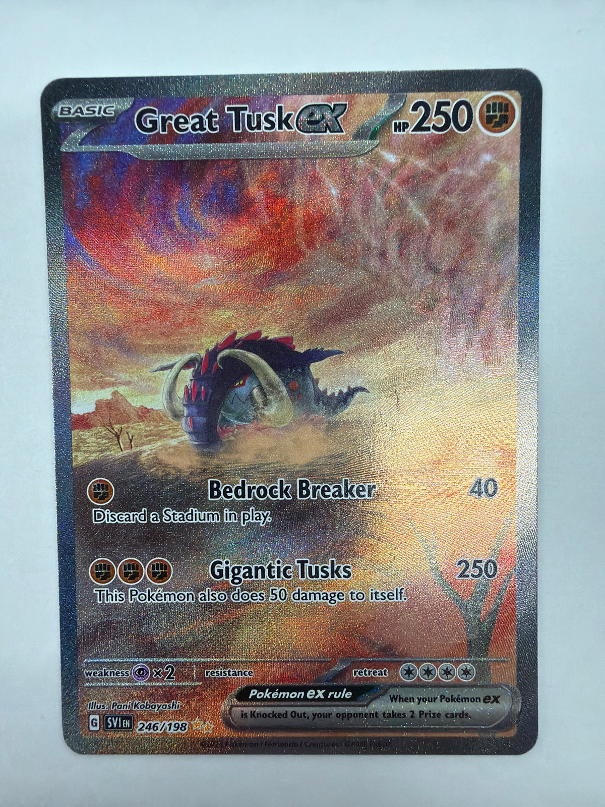 Pokémon TCG - Scarlet & Violet Great Tusk ex 246/198 NM