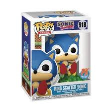Funko Pop! Games Sonic the Hedgehog Ring Scatter Sonic Previews Exclusive #918