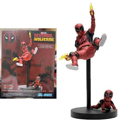 Sega Act/Cut Marvel Studios Deadpool & Wolverine Kidpool & Babypool Statue