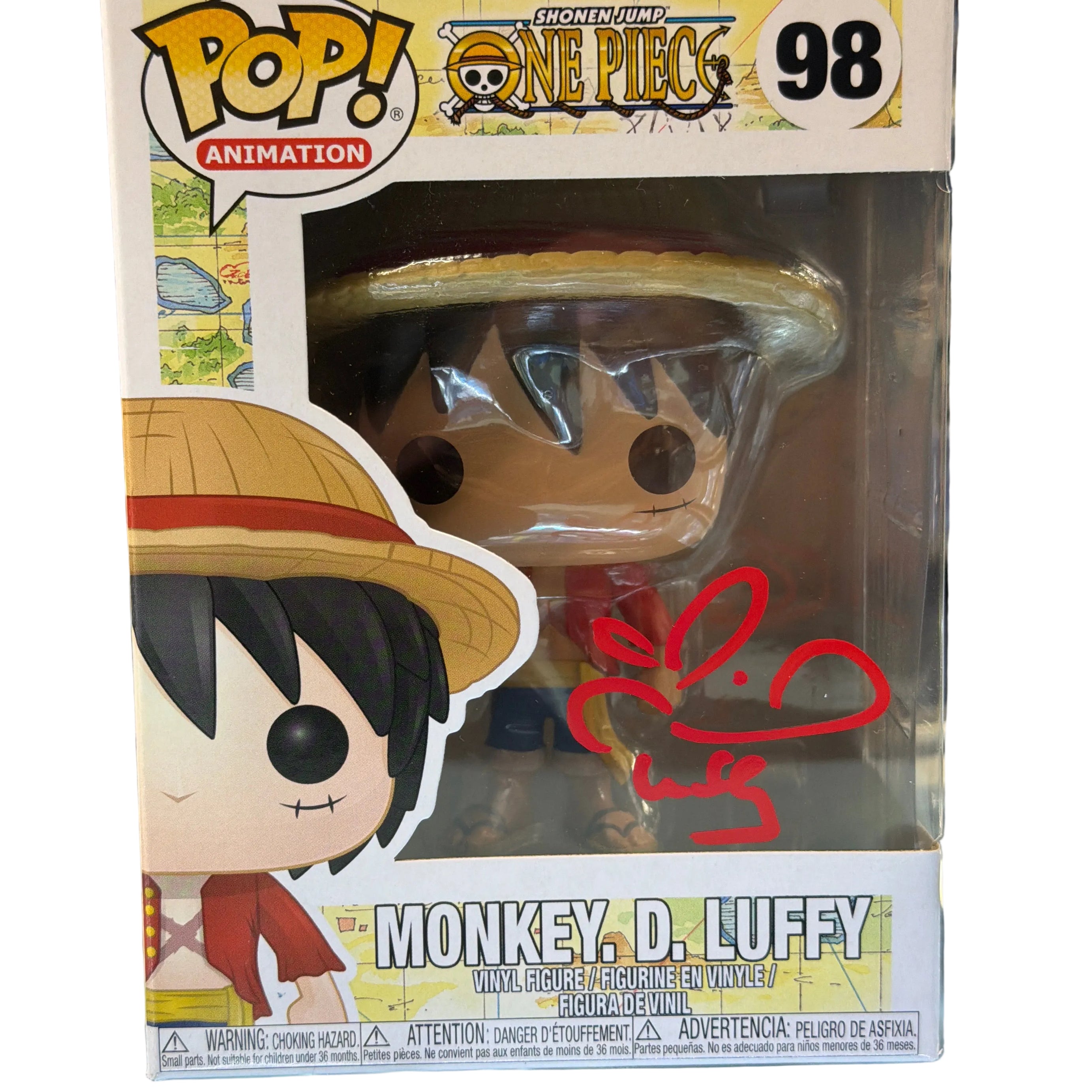 (SIGNED) Funko Pop! Animation One Piece Monkey D. Luffy #98