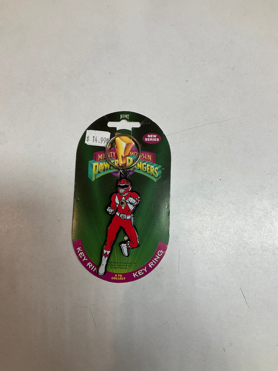 Dufort Mighty Morphin Power Rangers Red Ranger Keychain – True ...