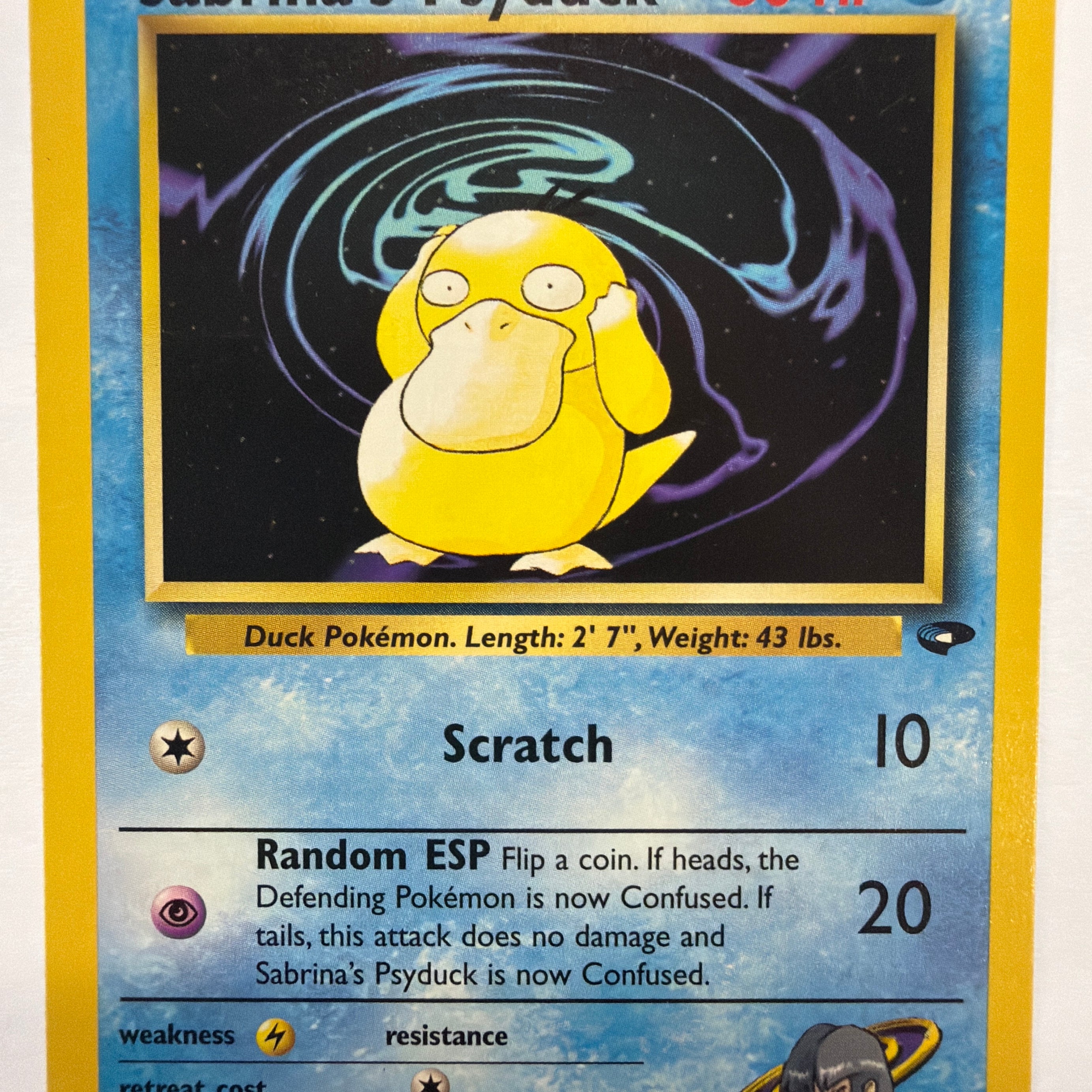 Pokémon TCG - Gym Challenge Unlimited Sabrina's Psyduck 99/132 Non-Holo NM