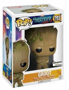 Funko Pop! Marvel Guardians of the Galaxy Groot Amazon Exclusive #207
