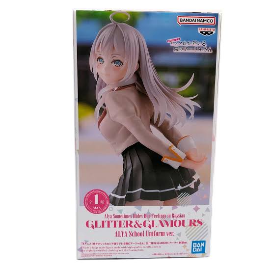 Bandai Banpresto Glitter & Glamours Alya Sometimes Hides Her Feelings in Russian Alya School Uniform Version Statue