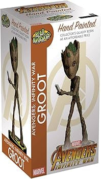 Neca Head Knockers Marvel Avengers: Infinity War Groot Bobble Head