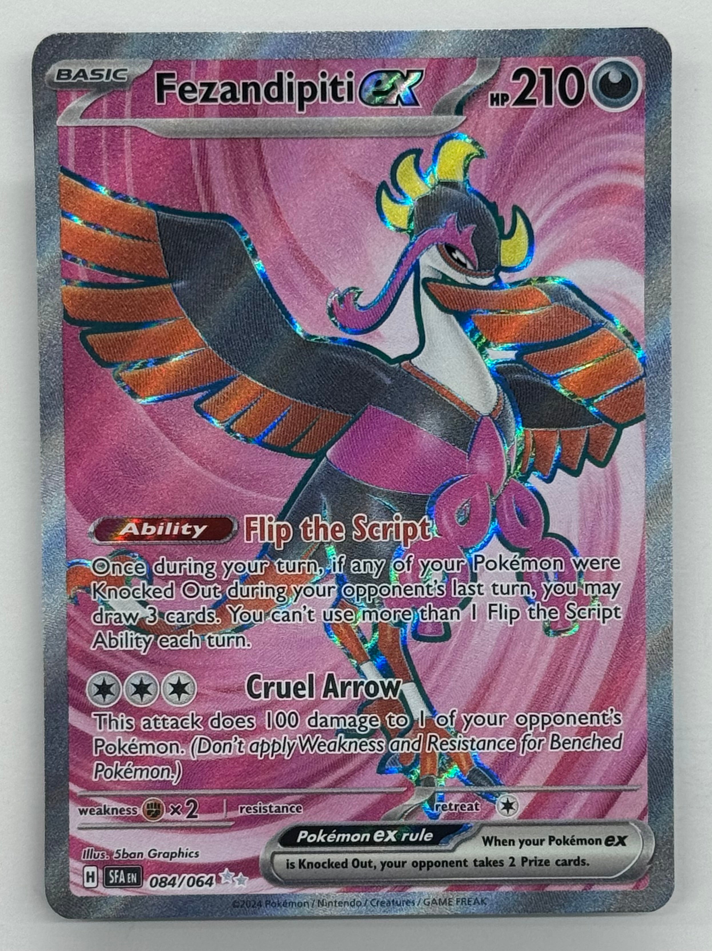 Pokémon TCG - Shrouded Fable Fezandipiti EX 084/064 NM