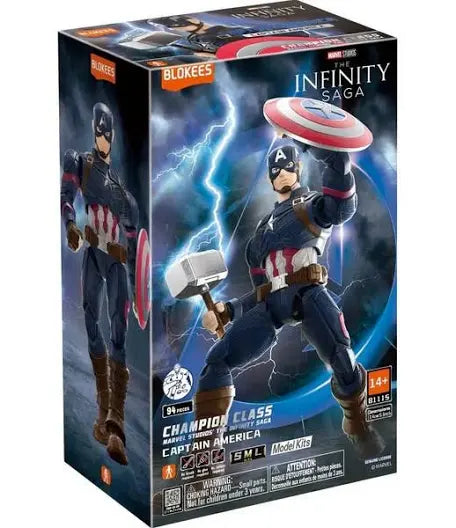 Blokees Marvel Studios The Infinity Saga Captain America Champion Class Model Kit Action Figure
