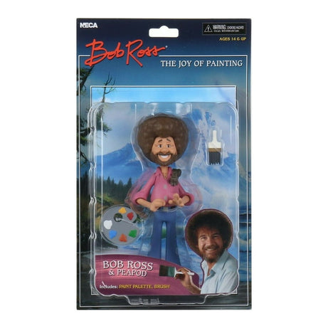Neca Bob Ross The Joy Of Painting Bob Ross and Peapod
