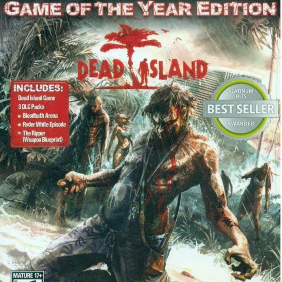 XBOX 360 Dead Island Game of the Year Platinum Hits Best Seller Video Game