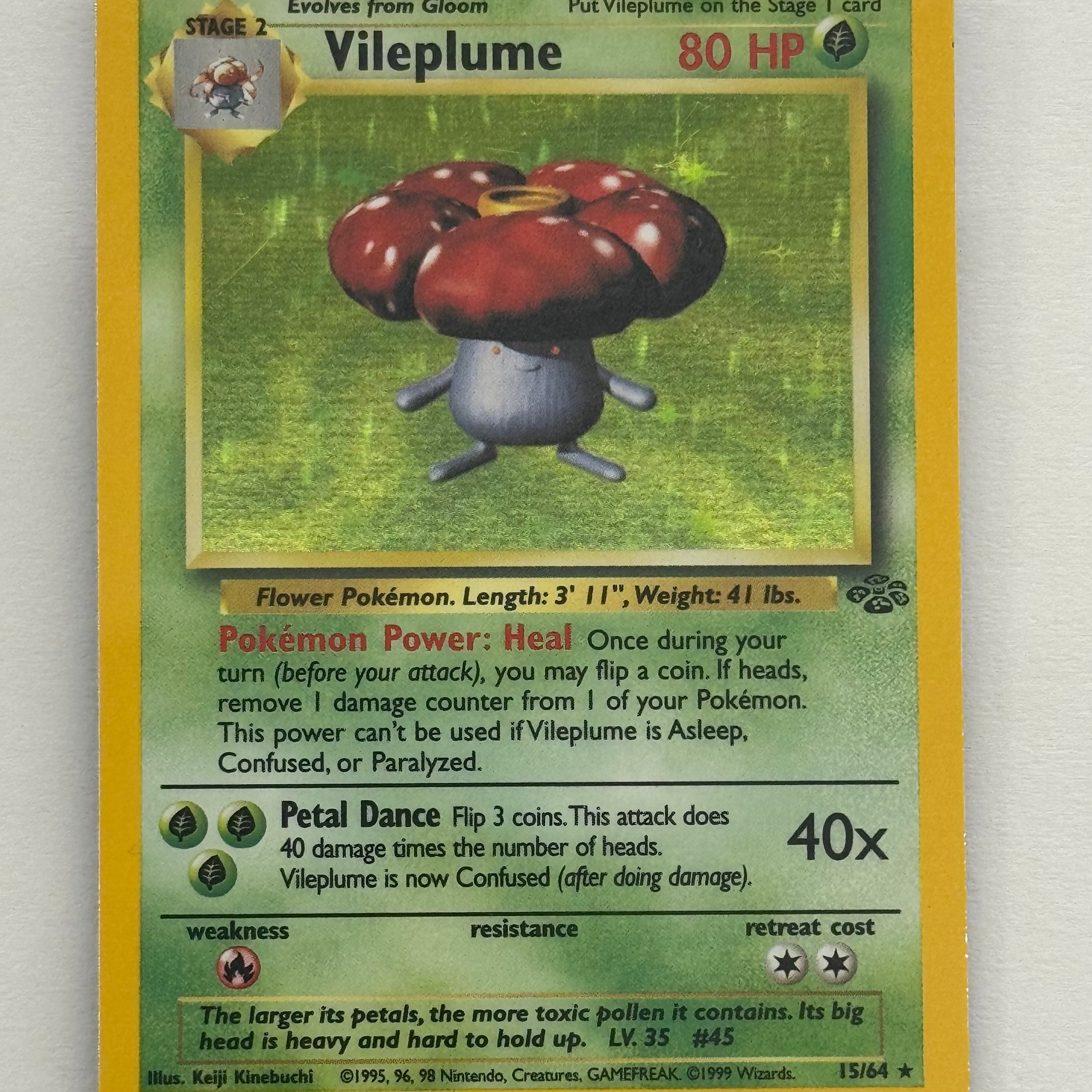 Pokémon TCG - Jungle Unlimited Vileplume 15/64 LP