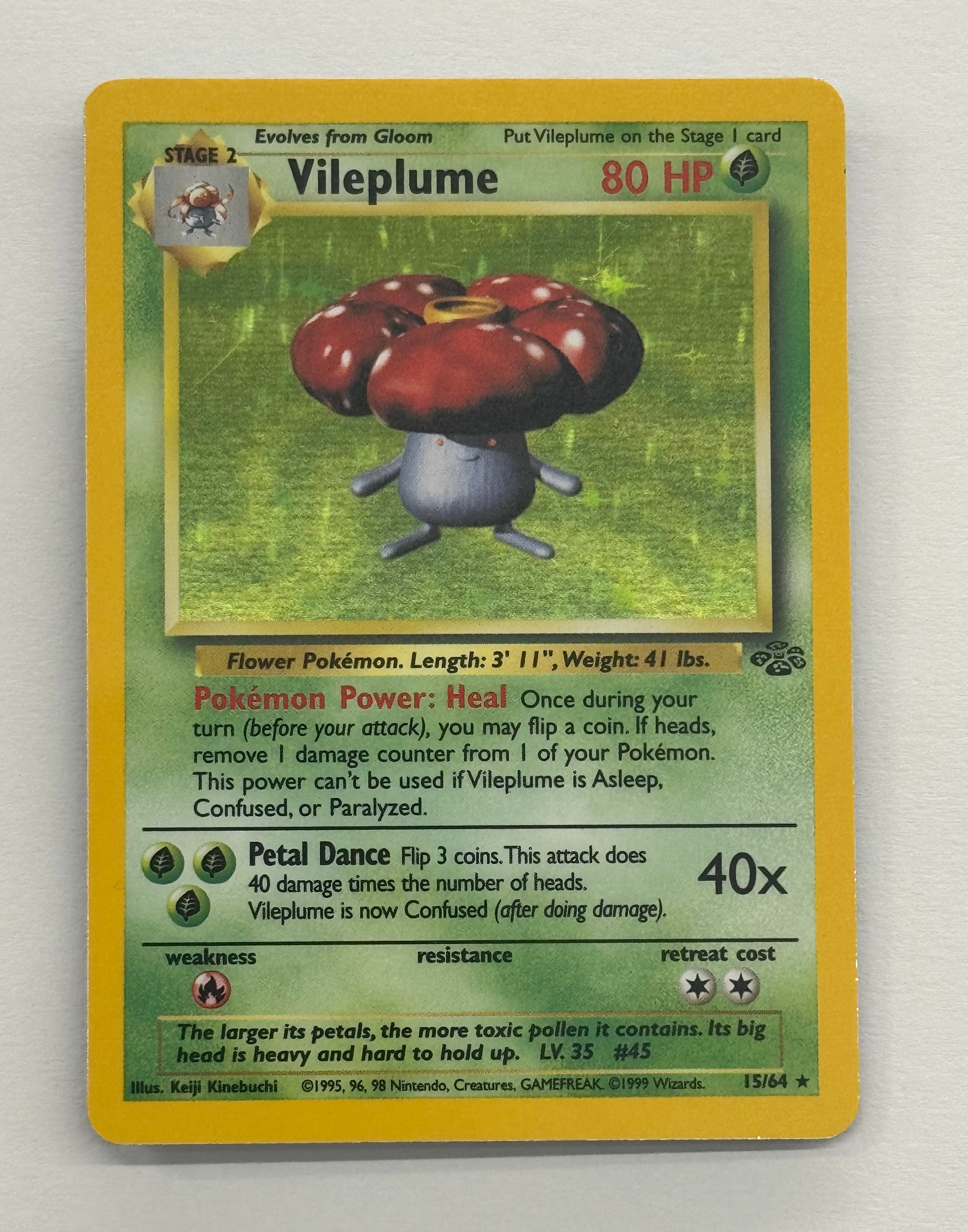 Pokémon TCG - Jungle Unlimited Vileplume 15/64 LP