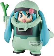 Bandai Banpresto Gundam x Miku Anniversary Special Project Teal Version Statue