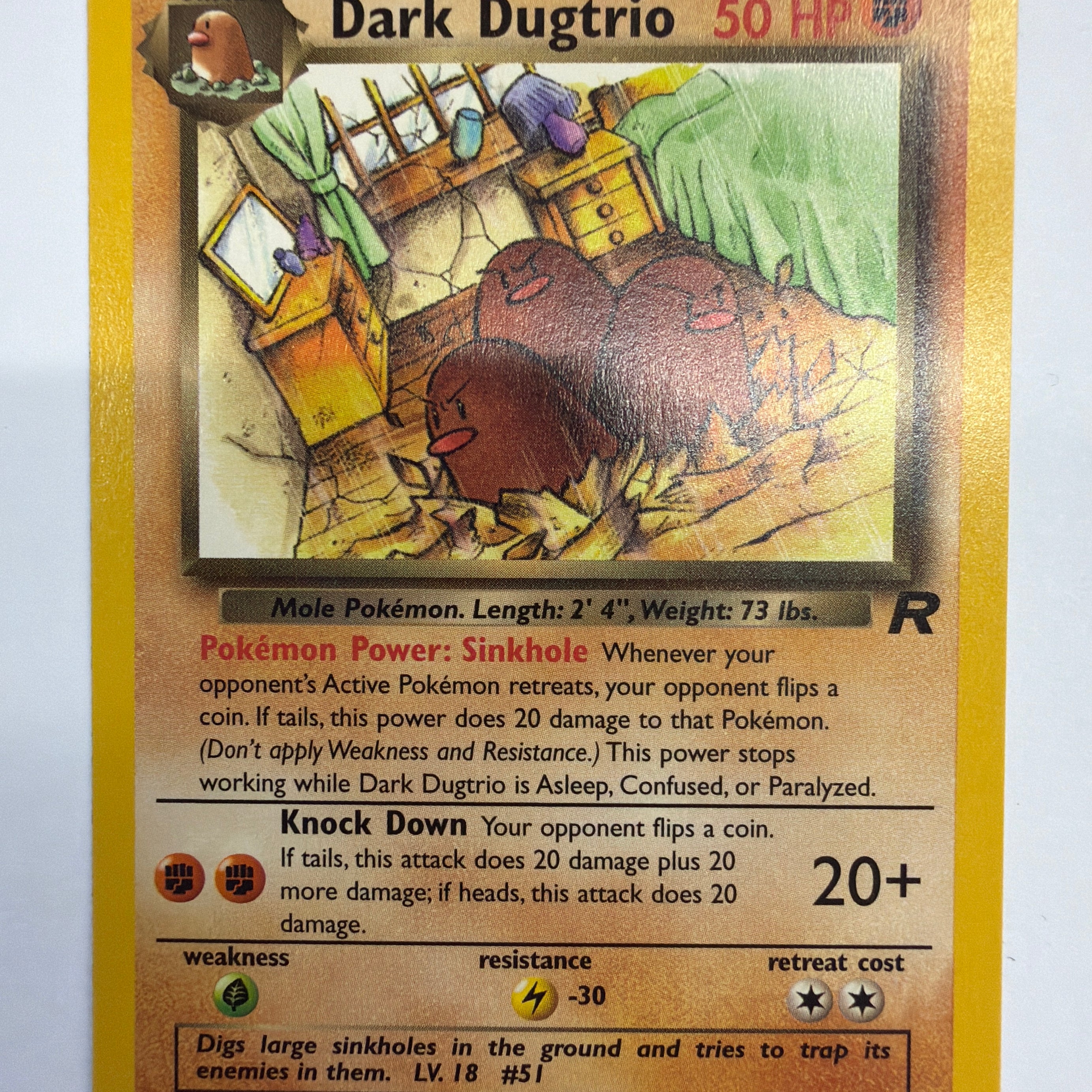 Pokémon TCG - Team Rocket Unlimited Dark Dugtrio 23/82 NM