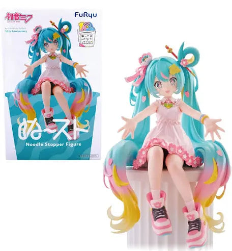 FuRyu Noodle Stopper Figure Hatsune Miku 10th Anniversary Statue