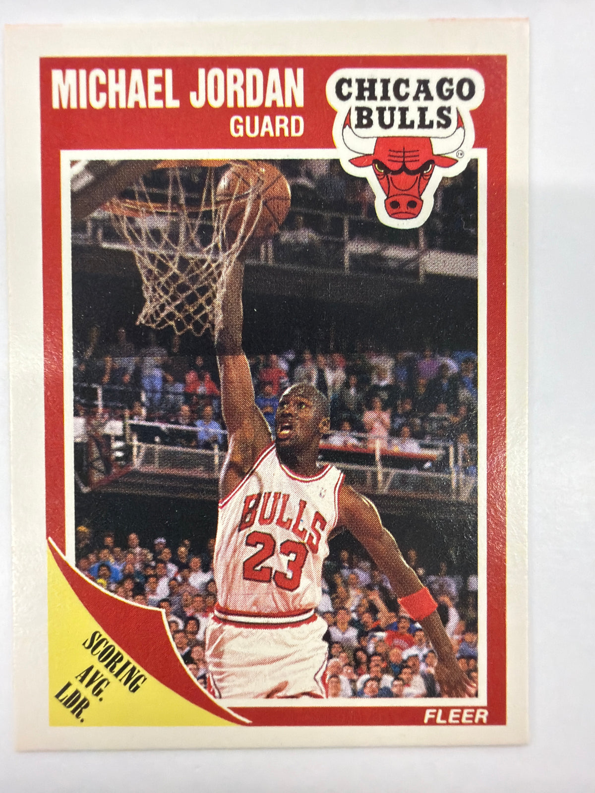 1989 Fleer Basketball Michael Jordan 21
