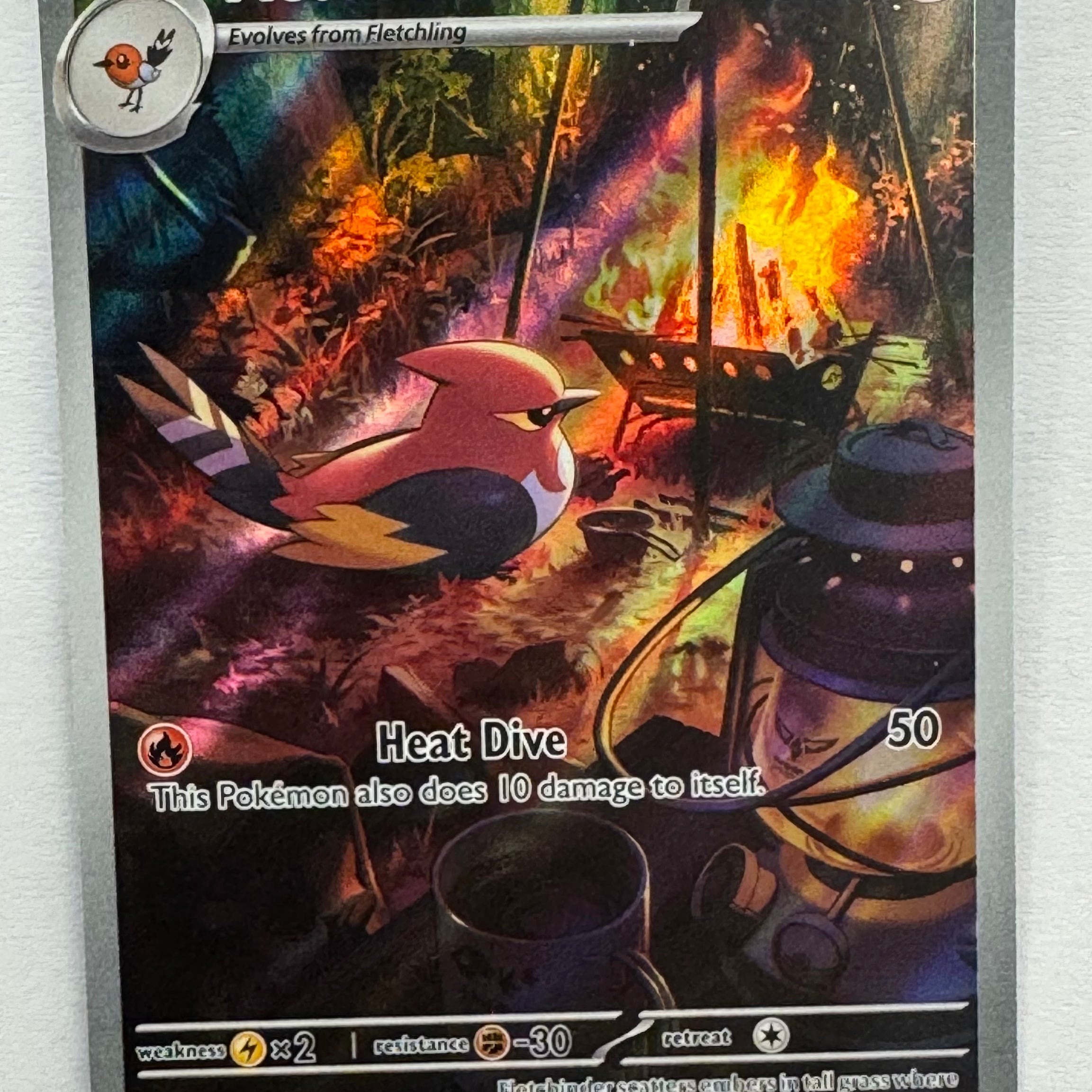 Pokémon TCG - Paldea Evolved Fletchinder 199/193 NM