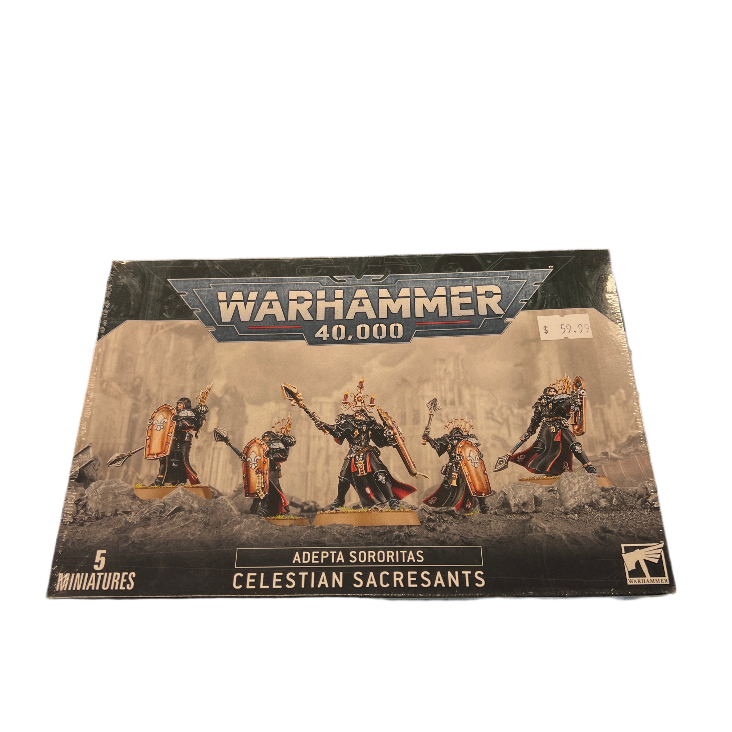 Unpainted Games Workshop Citadel Warhammer 40,000 Adepta Sororitas Celestian Sacresants Miniature