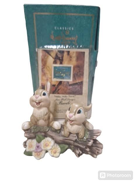 Walt Disney Classics Collection Bambi Thumpers Sisters “Hello, Hello There!” Statue
