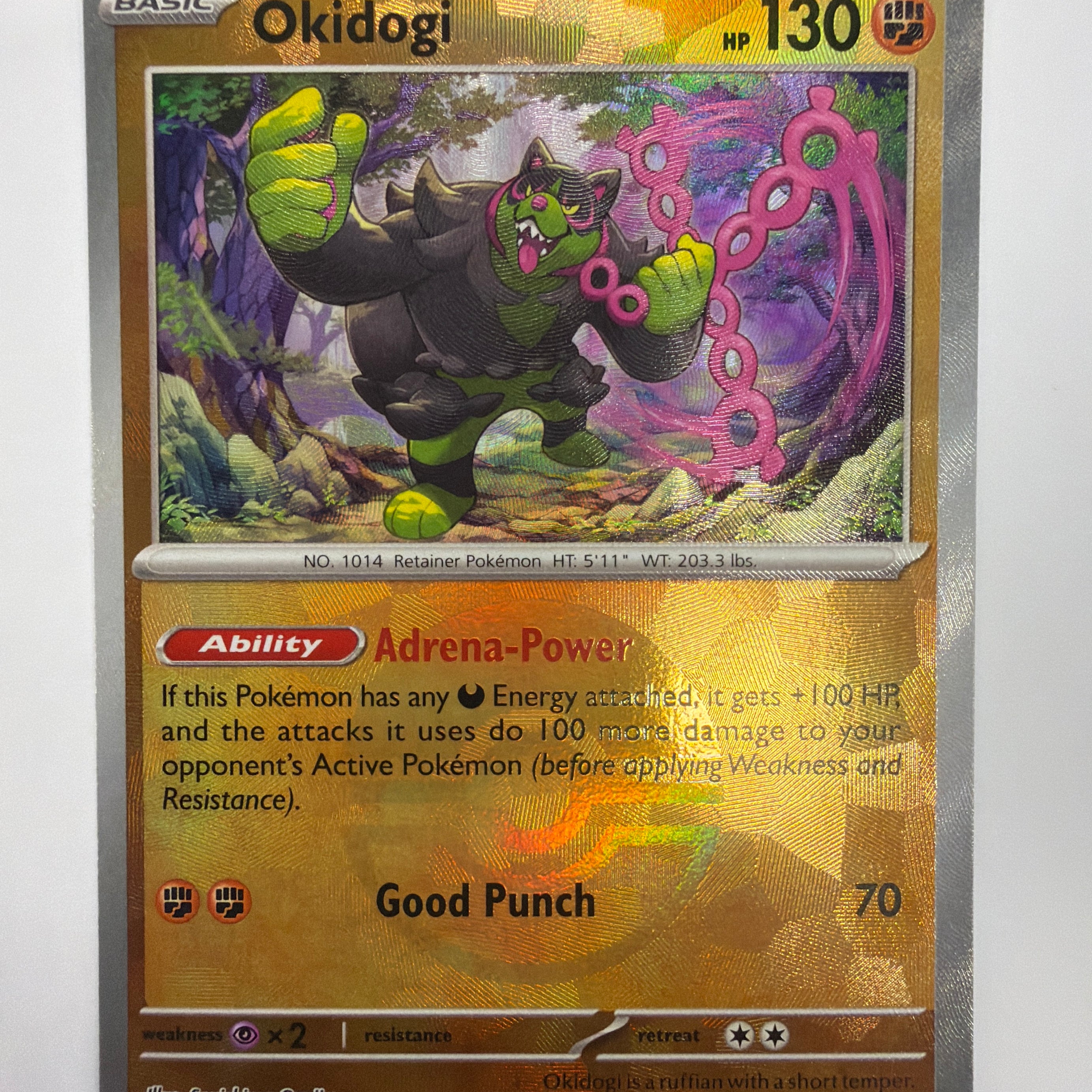 Pokémon TCG - Prismatic Evolutions Okidogi 057/131 Pokeball NM