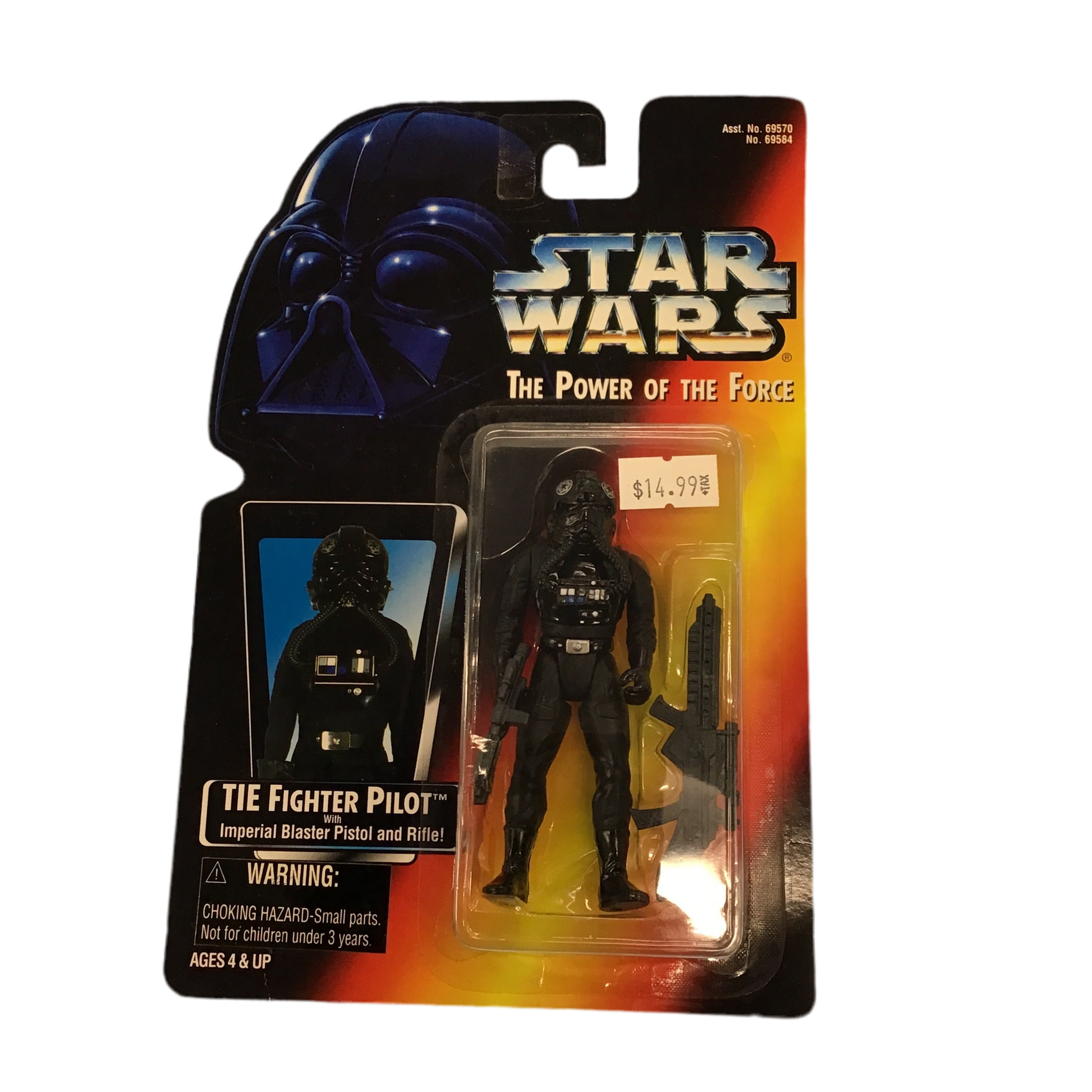 Kenner Star Wars The Power Of The Force TIE Fighter Pilot