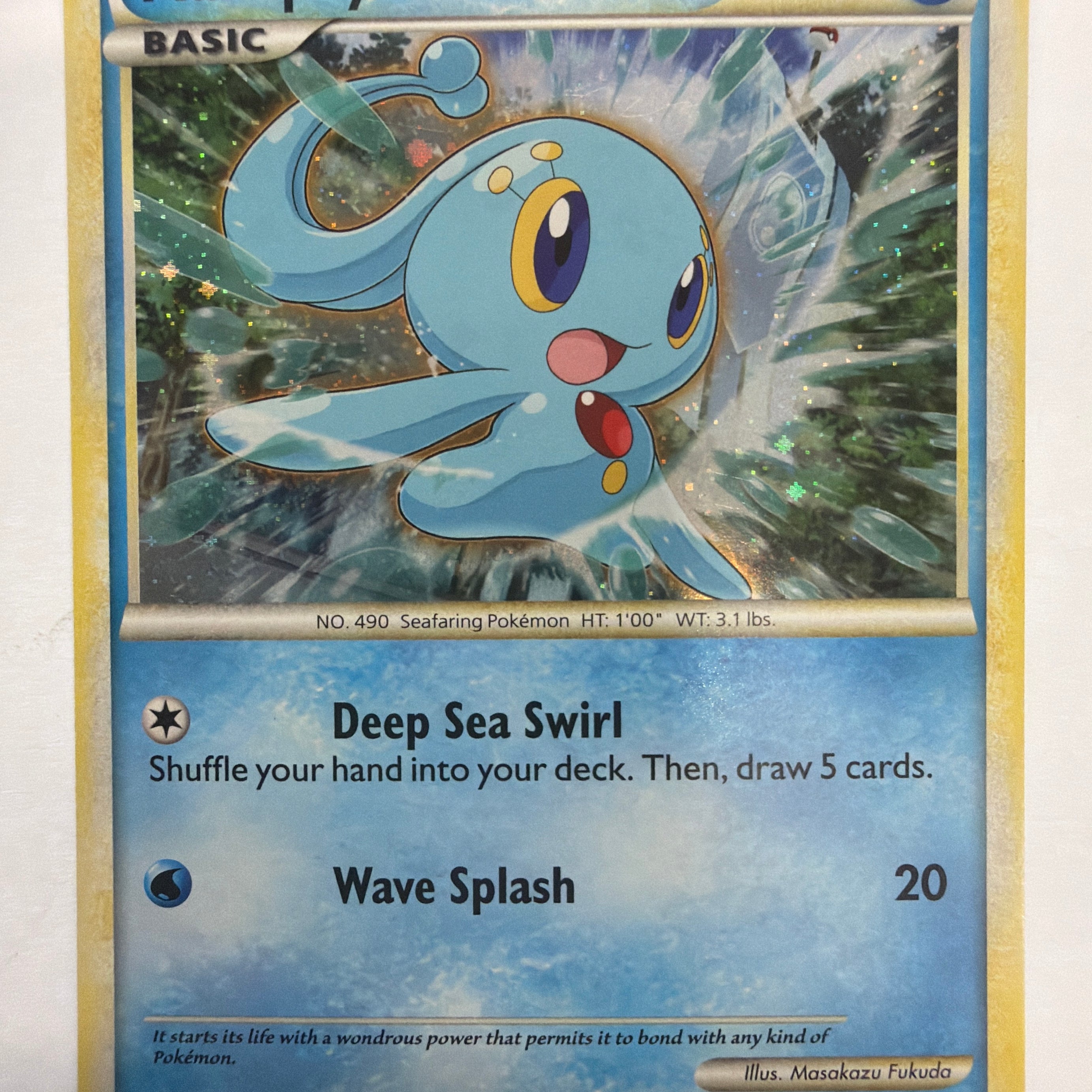 Pokémon TCG - HS Unleashed Manaphy 3/95 Holo NM