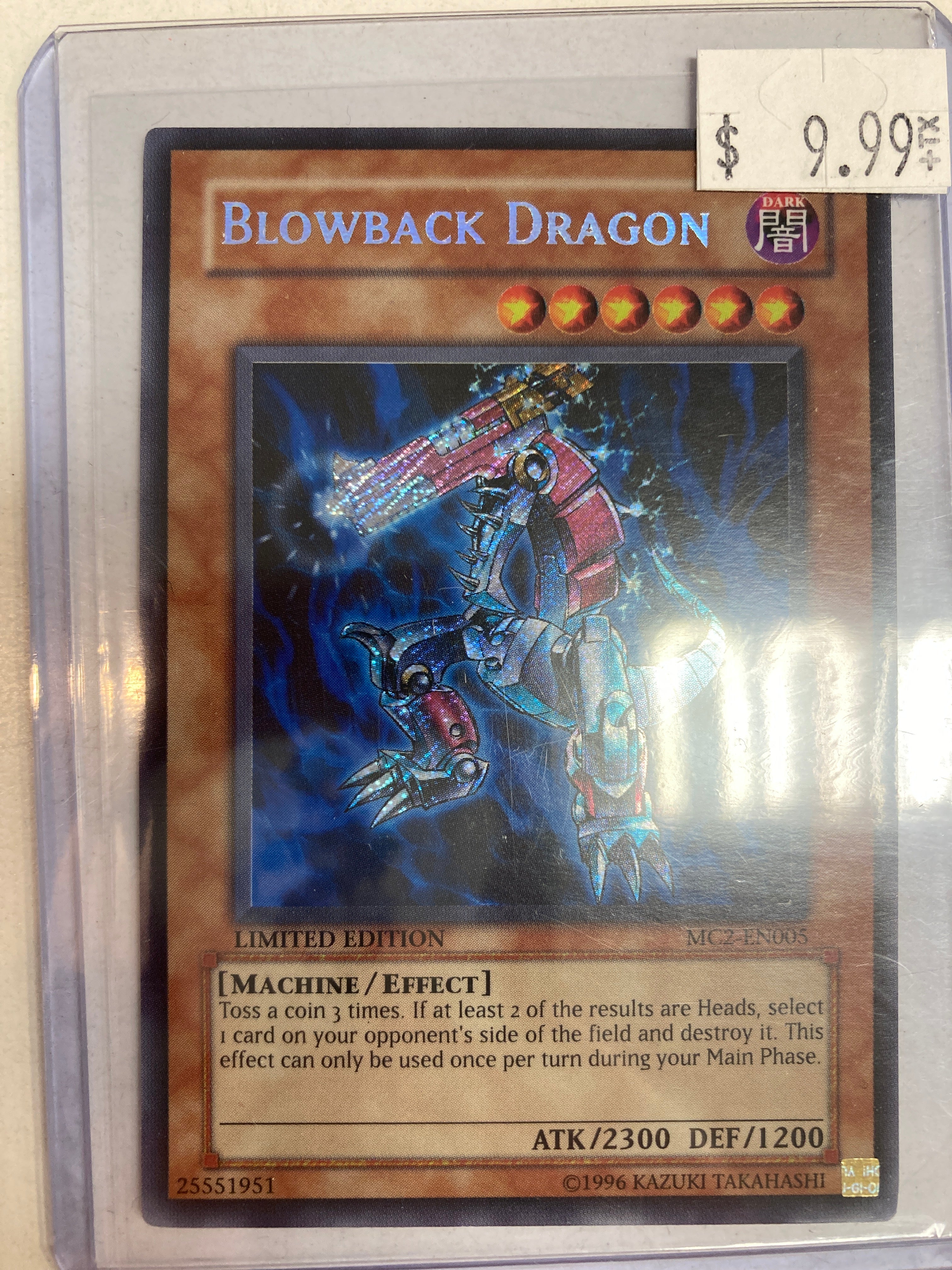 Yugioh TCG Blowback Dragon MC2-EN005 Limited Edition Ultra Rare NM True Believers Gaming and Collectibles Yugioh TCG Blowback Dragon MC2-EN005 Limited Edition Ultra Rare NM True Believers Gaming and Collectibles