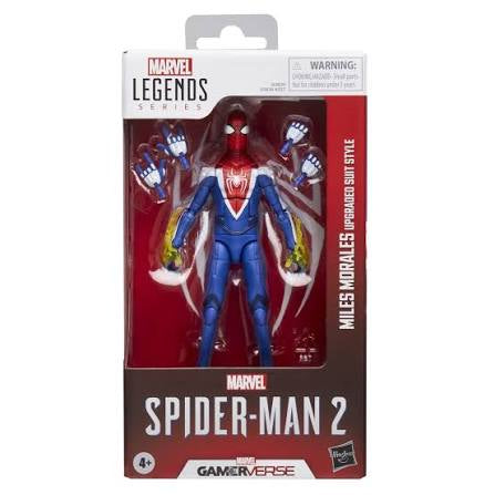 Hasbro Marvel Legends Series Gamerverse Spider-Man 2 Miles Morales Upgraded Suit Style Action Figure