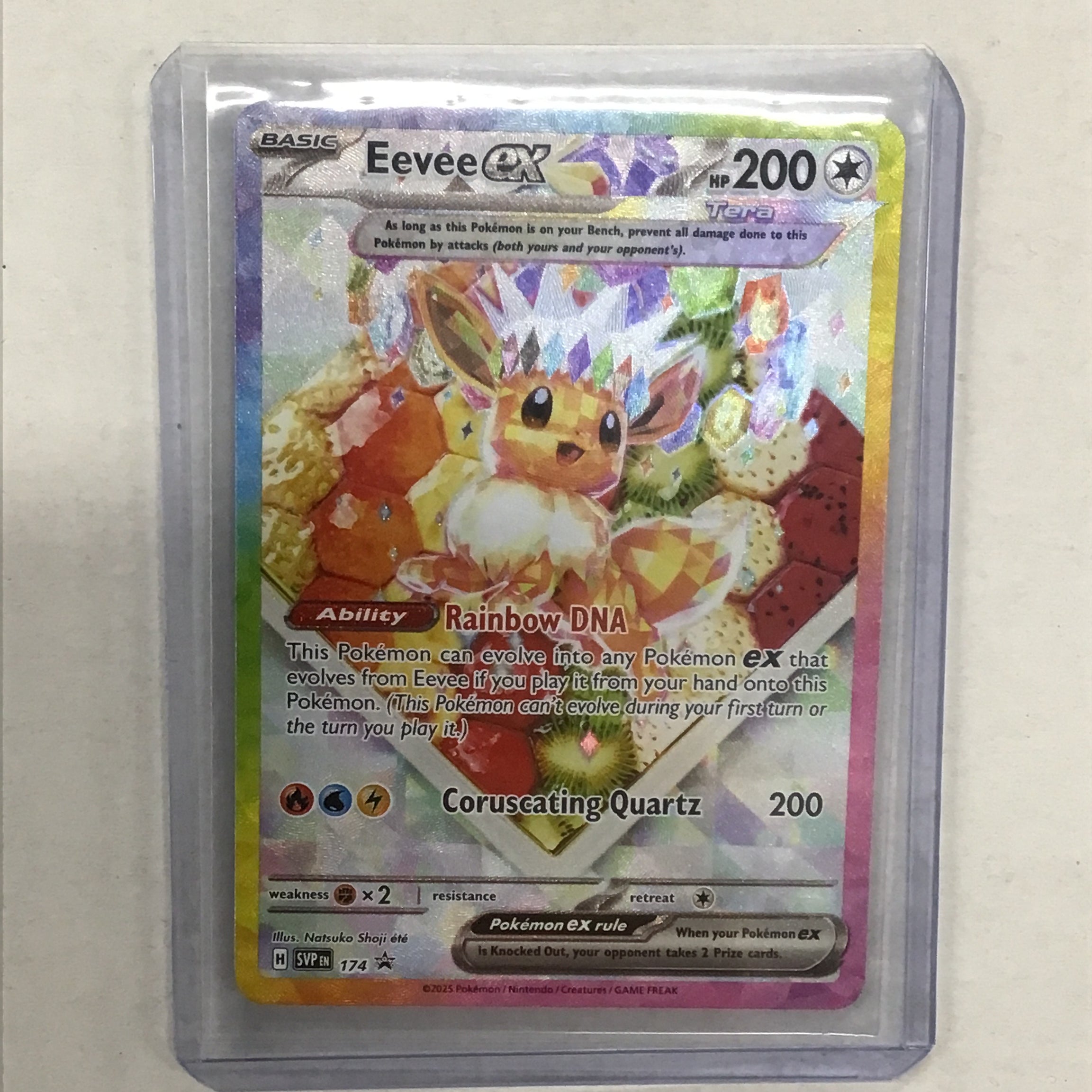 Pokémon TCG - Prismatic Evolutions Promo Eevee EX 174 NM