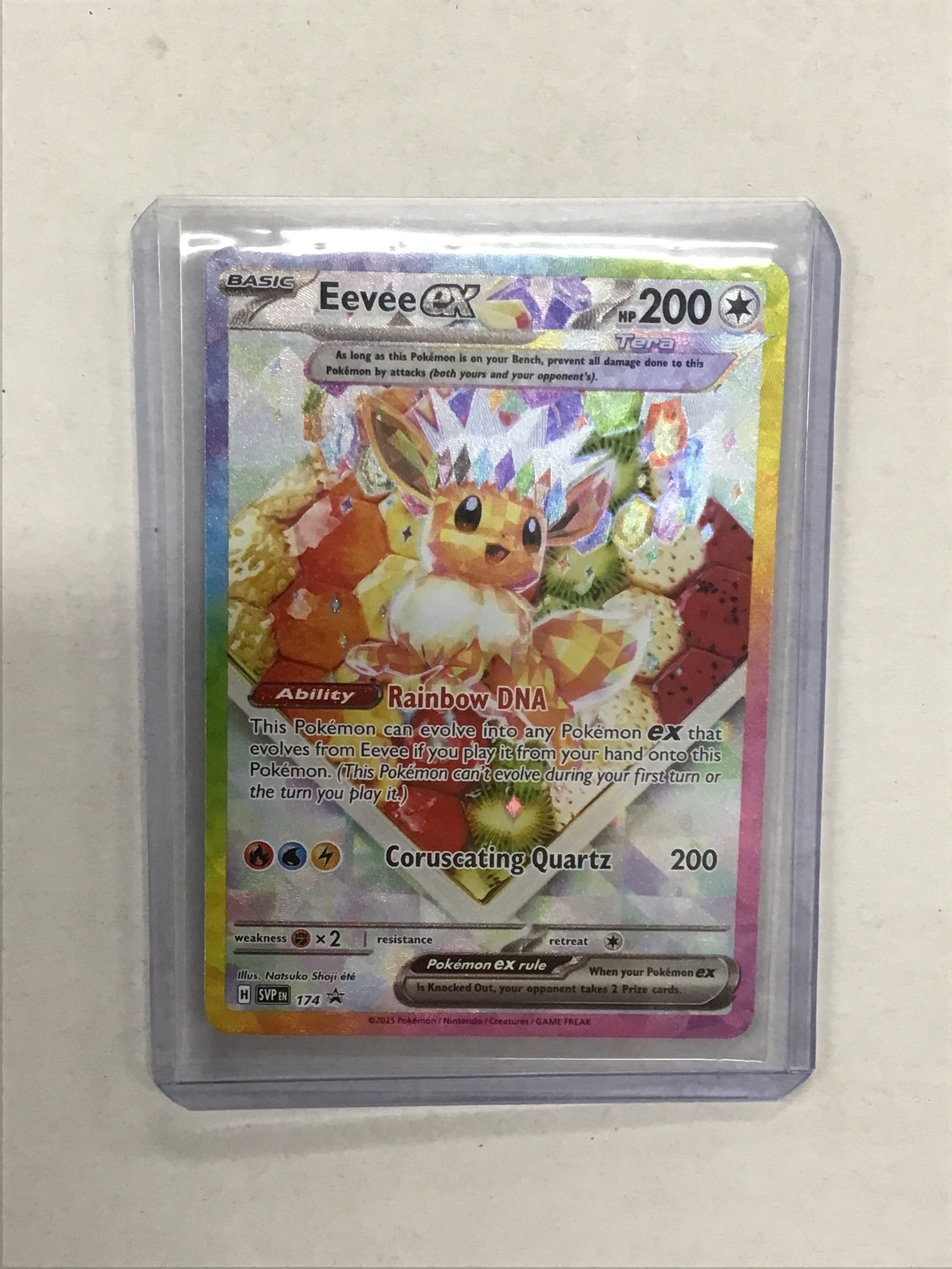 Pokémon TCG - Prismatic Evolutions Promo Eevee EX 174 NM