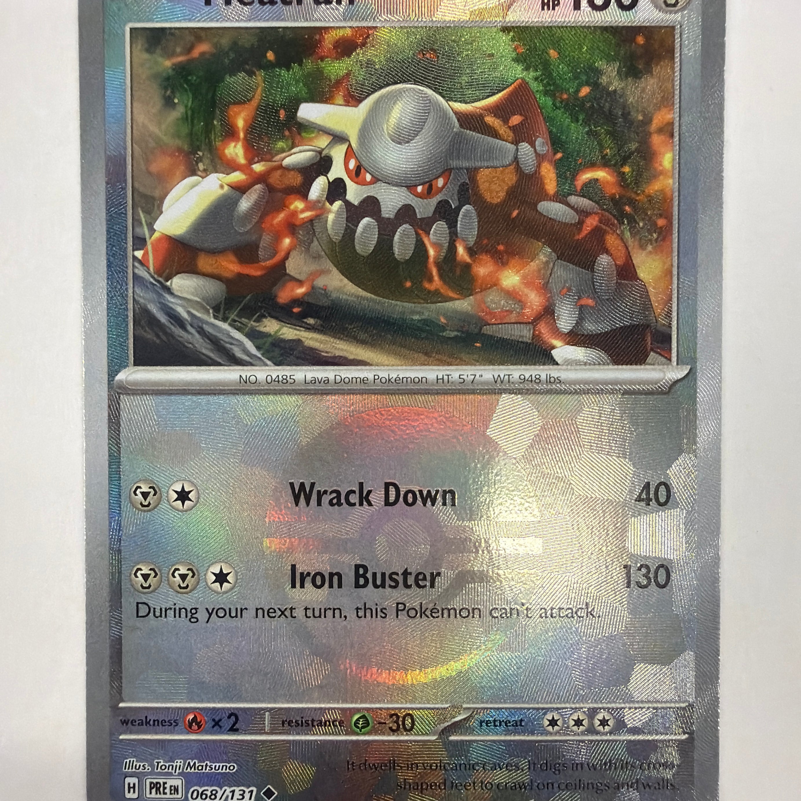 Pokémon TCG - Prismatic Evolutions Heatran 069/131 Pokeball NM