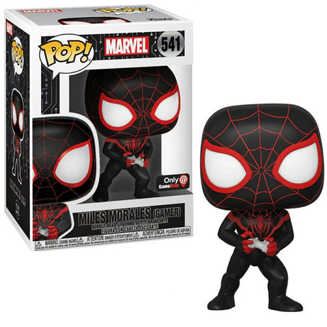 Funko Pop! Marvel Spider-Man Miles Morales (Gamer) #541 GameStop Exclusive