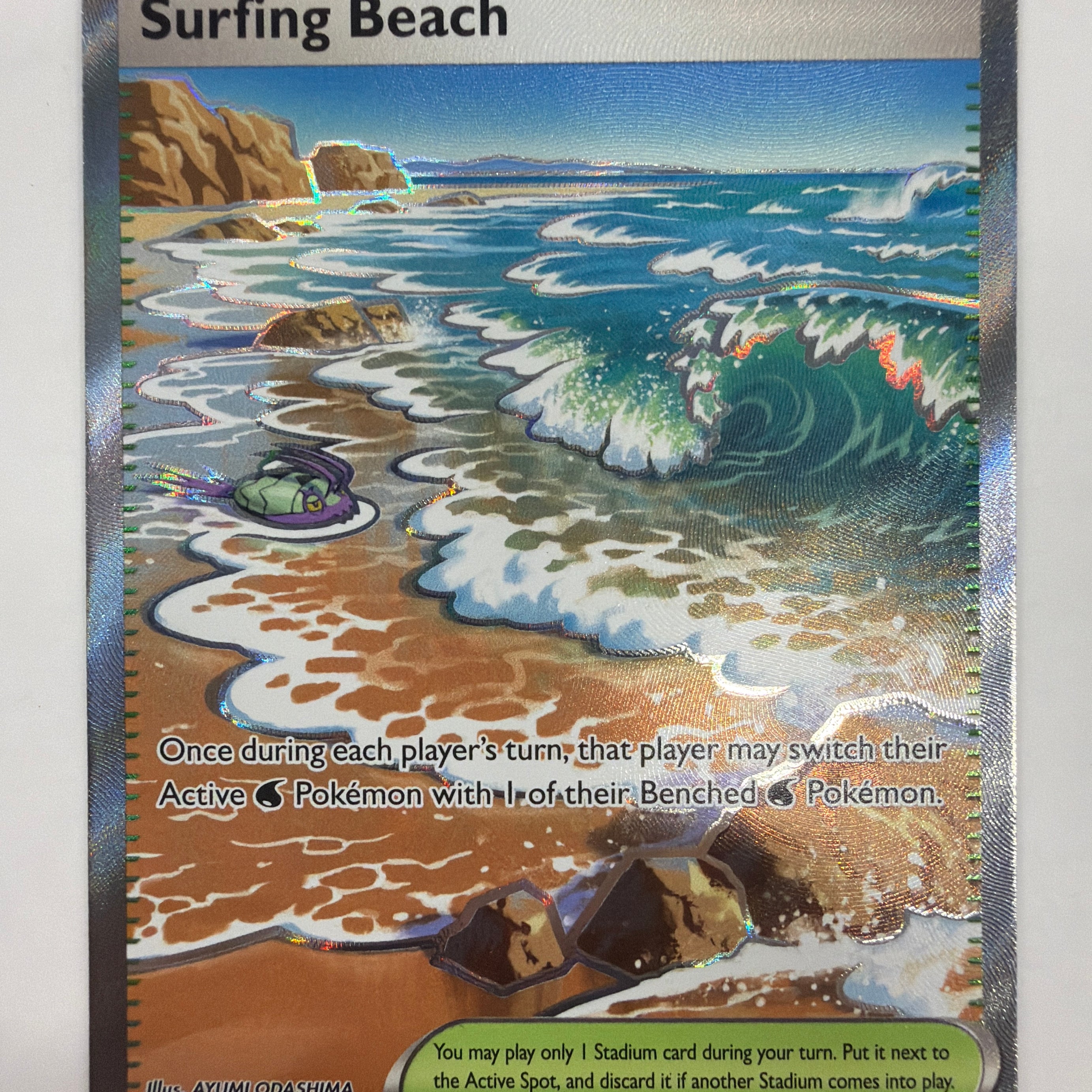 Pokémon TCG - Chaos Rising Surfing Beach 114/086 NM