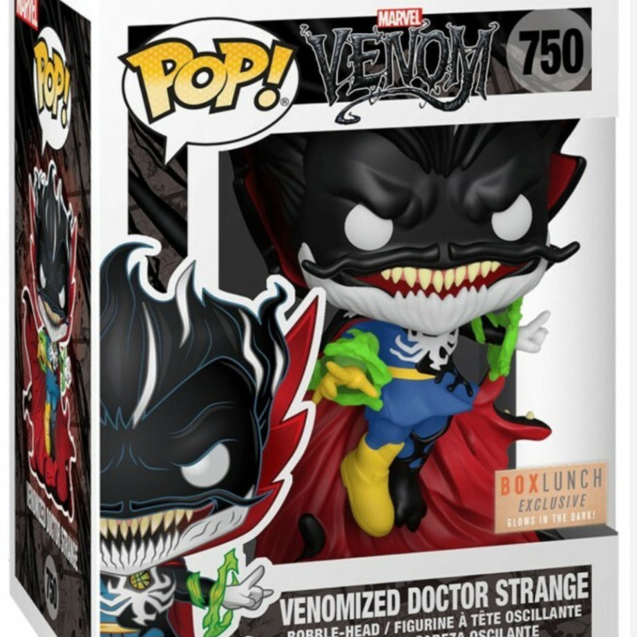 Funko Pop! Marvel Venom Venomized Doctor Strange Box Lunch Exclusive GITD #750