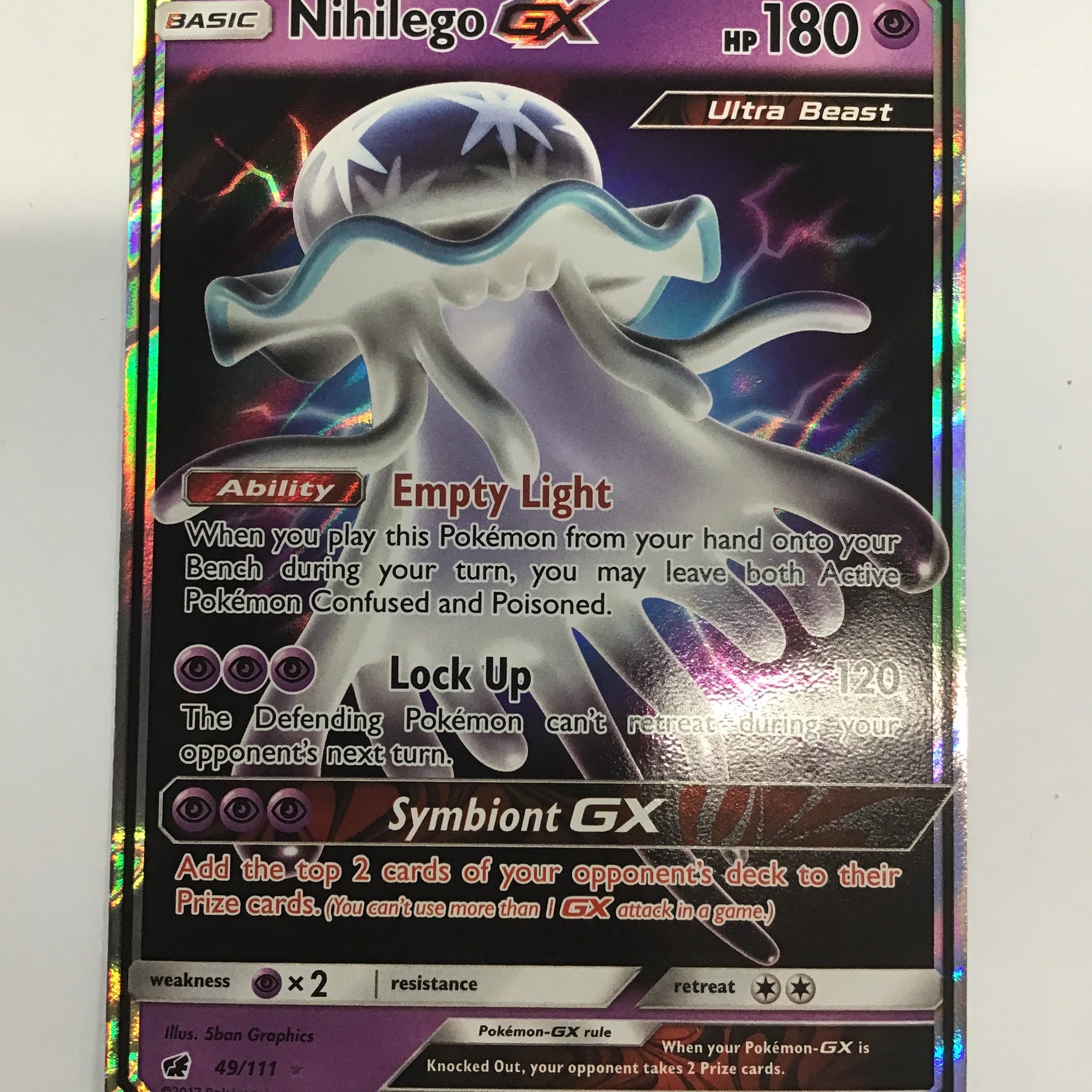 Pokémon TCG - Crimson Invasion Nihilego 49/111 NM