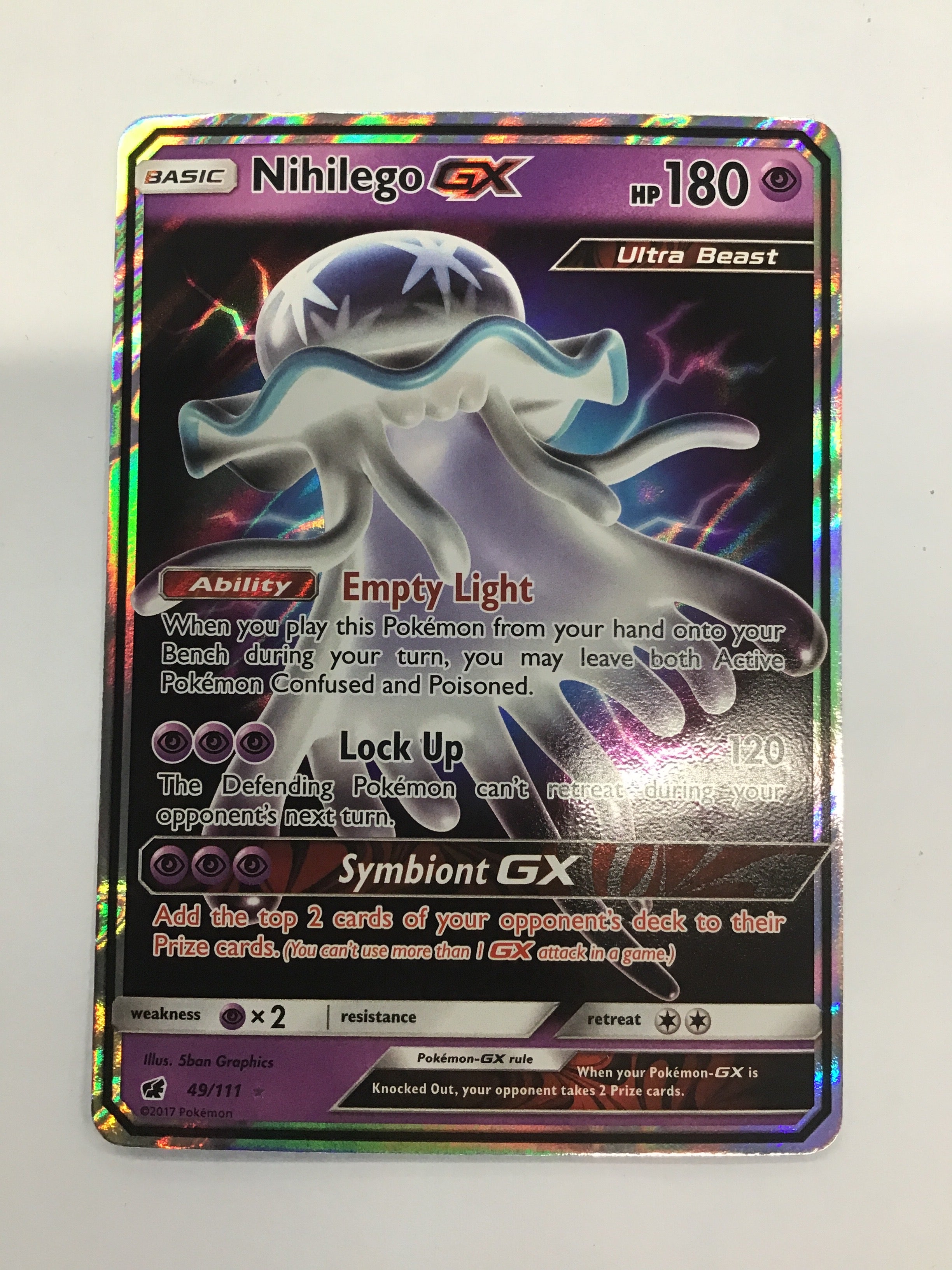 Pokémon TCG - Crimson Invasion Nihilego 49/111 NM
