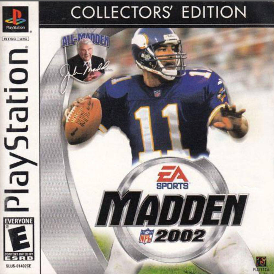 Playstation Madden NFL 2002 Video Game Collectors Edition Sealed