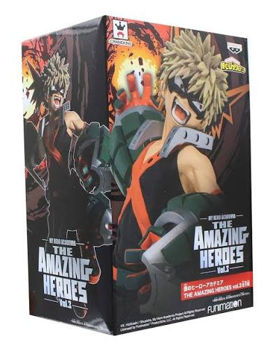 Bandai Banpresto My Hero Academia The Amazing Heroes Katsuki Bakugo Vol 3 Statue
