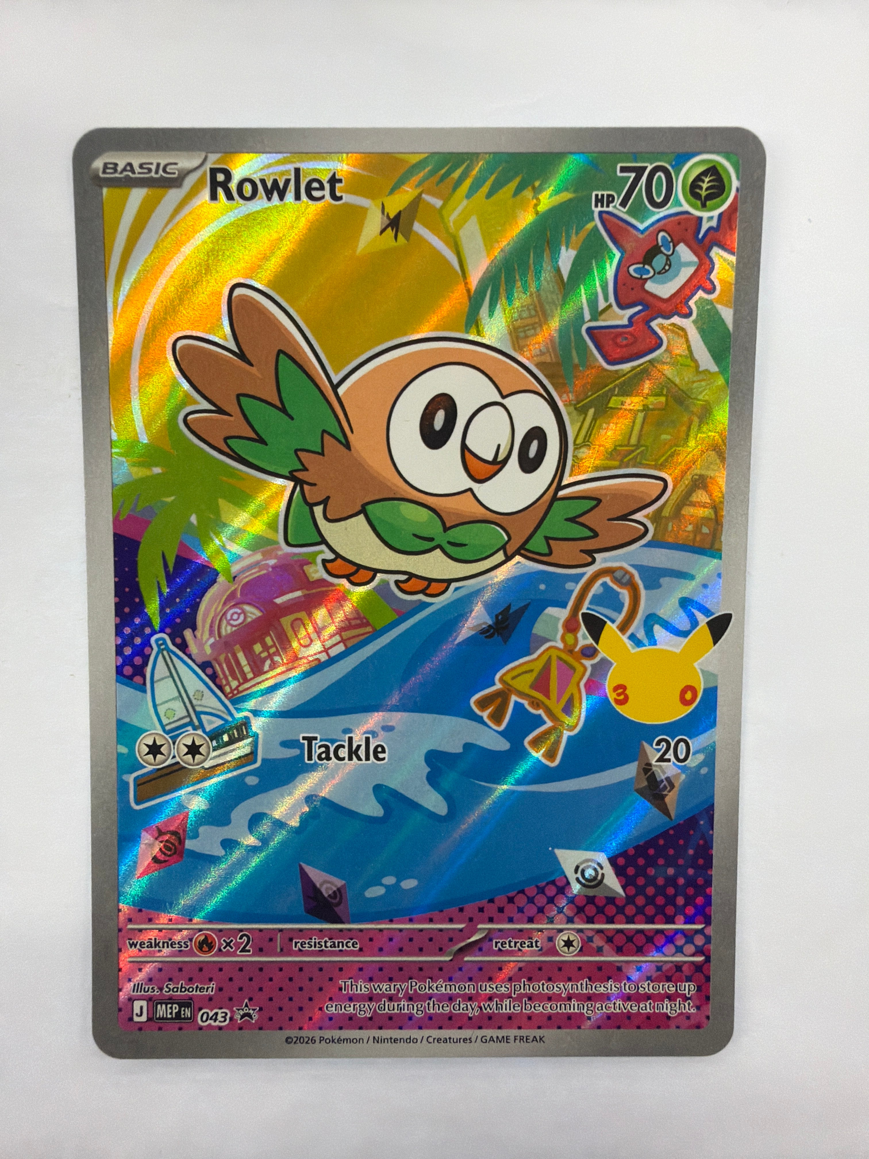 Pokémon TCG - Mega Evolution Promo Rowlet 043 NM