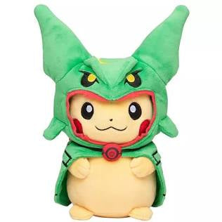 Pokémon Pikachu Wearing Rayquaza Poncho Plush
